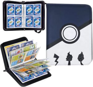 トレーディングカード収納 バインダー ファイル 400枚のカード収納可能　カードケース トレカやカードゲームの収納に人気 トレカ ファイル　プレゼント
