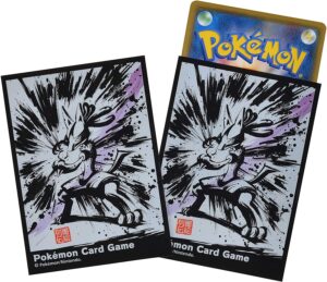 ポケモンセンターオリジナル ポケモンカードゲーム デッキシールド 墨絵列伝 ルカリオ